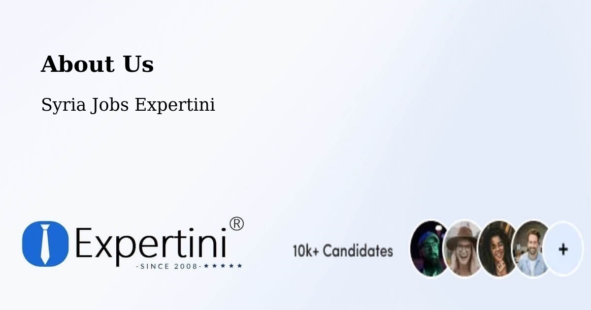 About Expertini Recruitment Platform  – Al Salamiyah District - Al Salamiyah District, Syria Jobs Expertini
